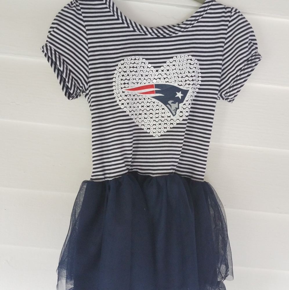 3T Patriots Dress with tulle skirt
